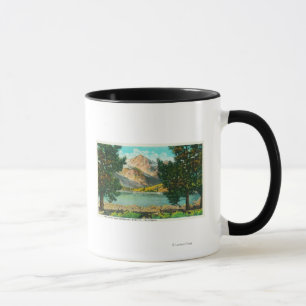 Caneca A vista de lagos gêmeos aproxima Bridgeport