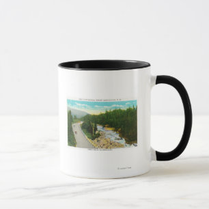 Caneca A vista do Ammonoosuc abaixa quedas