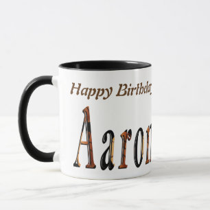 Caneca "Aaron e o Jogo da Glória" Seu Nome