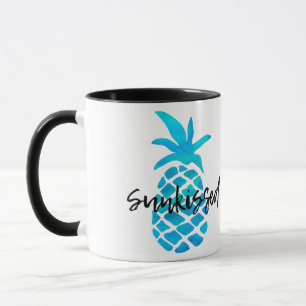 Caneca Abacaxi Azul Nascido