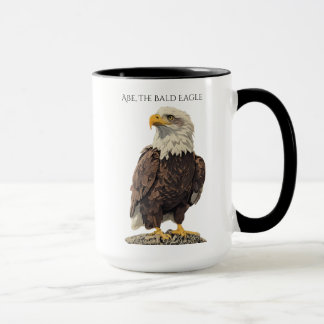 Caneca Abe the Bald Eagle Mug