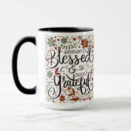 Caneca Abençoada e Bonito inspirividade gratante
