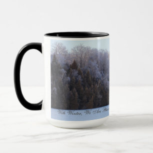 Caneca Abençoado Com Poeira De Fada De Inverno