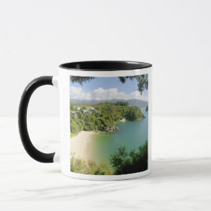 Caneca Able Tasman NP, Nelson, Nova Zelândia. As muitas