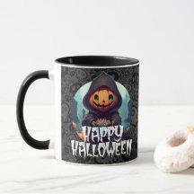 Abóbora Com Doce Feliz Halloween