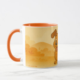 Caneca Abóbora e cão