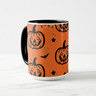 Caneca Abóbora Fofa Feliz Halloween