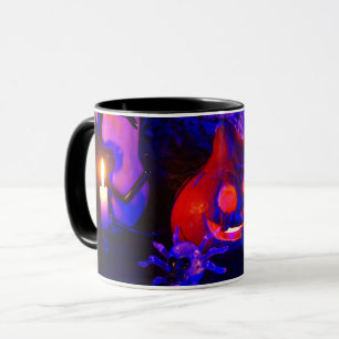 Caneca Abóboras neon