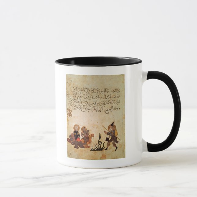 Caneca Abou Zayd encontra alguns comerciantes (Direita)