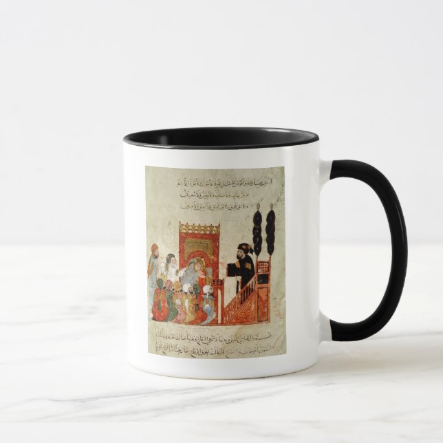 Caneca Abou Zayd que preaching na mesquita (Direita)
