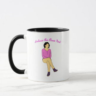 Caneca Abrace o Caos Encontre Sua Calma Citação Inspirado