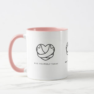Caneca Abrace-se hoje