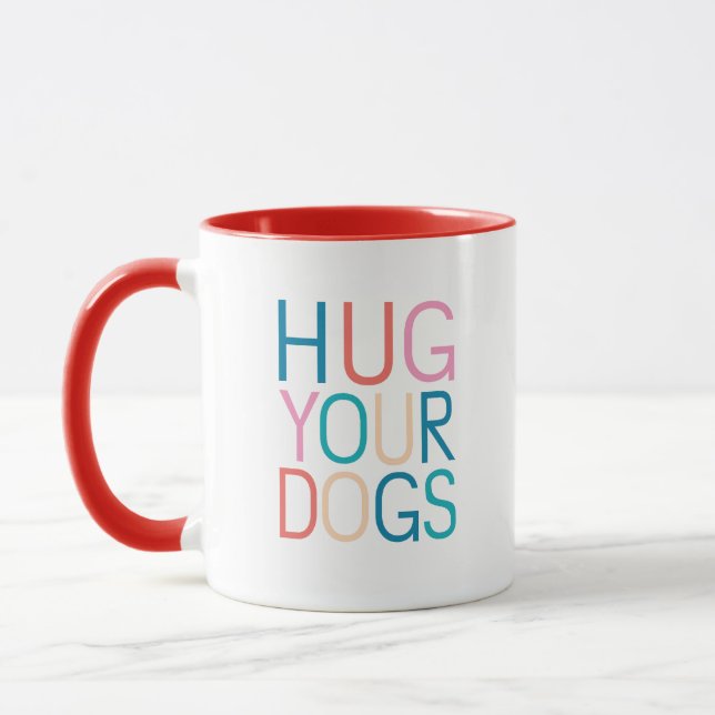 Caneca Abrace seus cachorros (Esquerda)