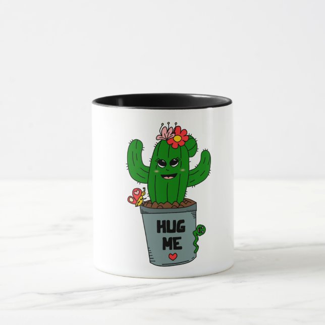 Caneca Abraço de Cactus (Centro)