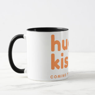Caneca abraços e beijos vêm em seu caminho