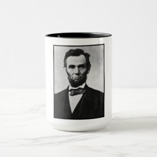 Caneca Abraham Lincoln Presidente dos Estados da União Re