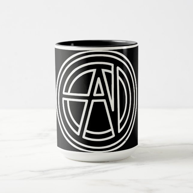Caneca Absolüt Nürv Preto e Branco (Centro)