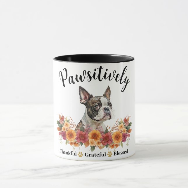 Caneca Absolutamente Grato Abençoado Cachorro Fofo (Centro)