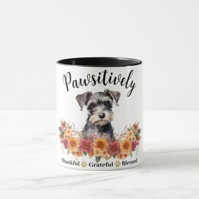 Caneca Absolutamente Grato Abençoado Cachorro Fofo (Centro)