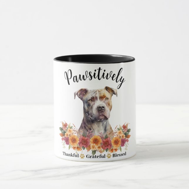 Caneca Absolutamente Grato Abençoado Cachorro Fofo (Centro)