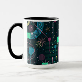 Caneca Abstract Art: Winter Skies