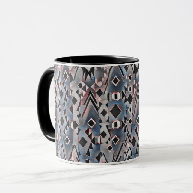 Caneca Abstract Boho Aztec (Frente Esquerda)