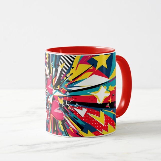 Caneca abstract coffee mug (Frente Esquerda)