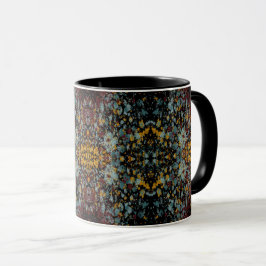 Caneca Abstract Graffiti Splatter Painting Art On Black