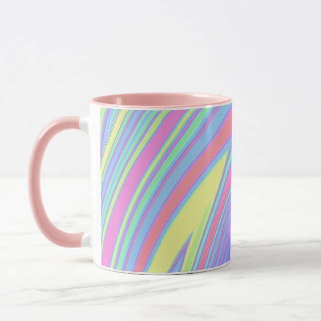 Caneca Abstrata Colorida (Esquerda)