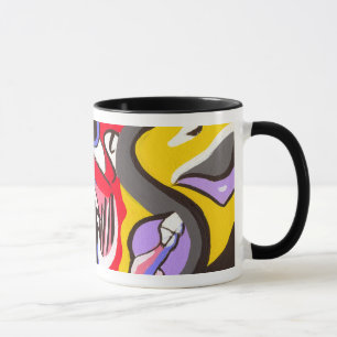 Caneca abstrata do design
