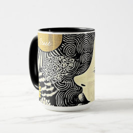 Caneca Abstrata Paz em Flor