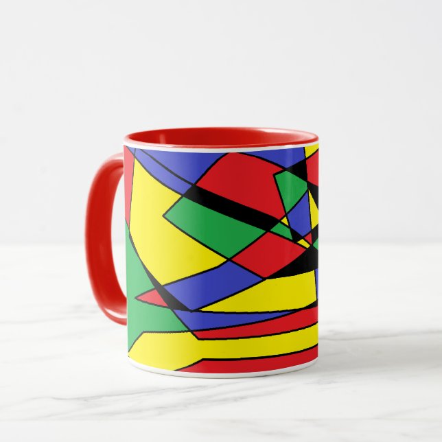 Caneca Abstrato (Frente Esquerda)