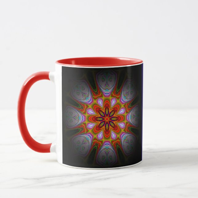 Caneca Abstrato Antiquado Art-18434 (Esquerda)