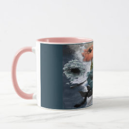 Caneca Abstrato Art Floral