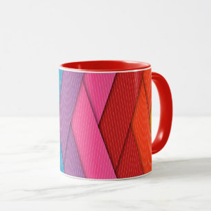 Caneca Abstrato, colorido,