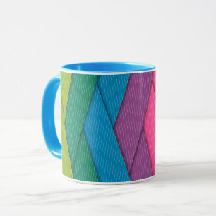 Caneca Abstrato, colorido,