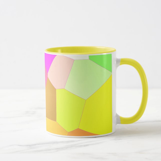 Caneca Abstrato colorido (Direita)