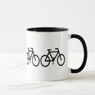 Caneca Abstrato de bicicleta