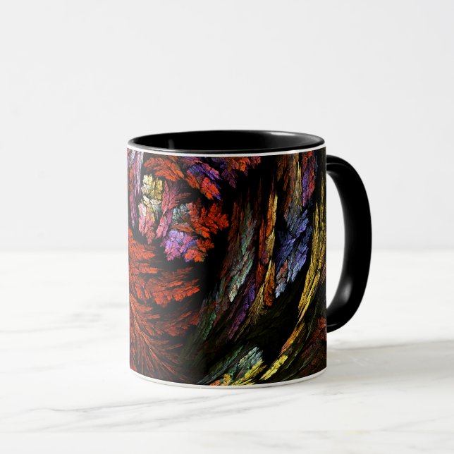 Caneca Abstrato de Harmonia de Cor - Mug (Frente Esquerda)