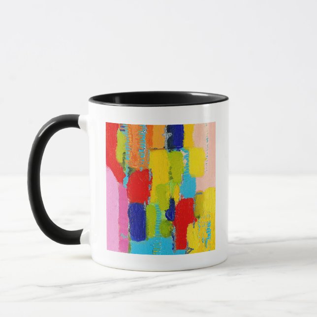 Caneca Abstrato Fantastico Pintura de Kris Taylor (Esquerda)