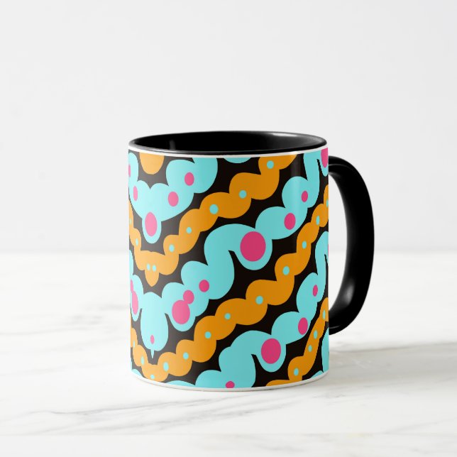 Caneca Abstrato geométrico (Frente Esquerda)