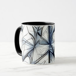 Caneca Abstrato geométrico design- 27- Coffee Mug