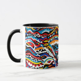 Caneca Abstrato geométrico design 36 - Coffee Mug