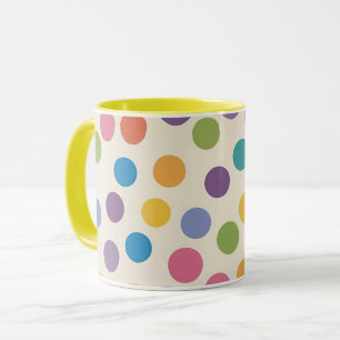 Caneca Abstrato Hexágono brilhante e divertido