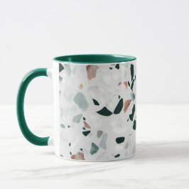 Caneca Abstrato moderno Terrazzo Pattern