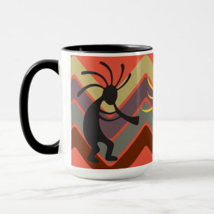 Caneca Abstrato Southwest Kokopelli