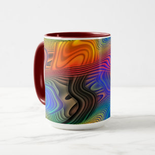 Caneca Abstrato Waves Mug