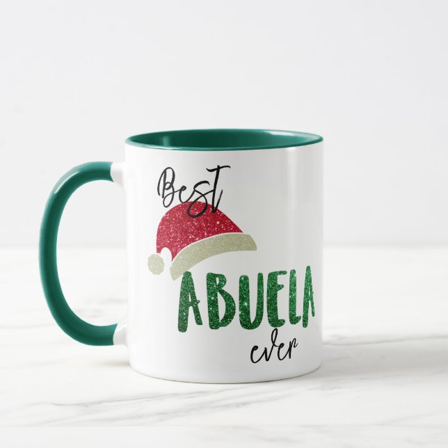 Caneca Abuela Mug Personalizada - Café de Natal Personali (Esquerda)