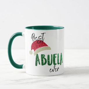 Caneca Abuela Mug Personalizada, Café de Natal Personaliz
