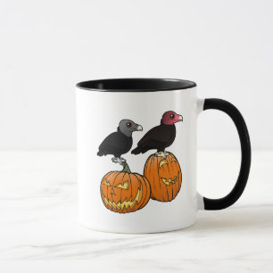 Caneca Abutres celebram o Halloween!